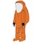 Kappler Zytron 500 Vapor Total Encapsulating Suit, HazMat Model, Orange, 4X Z5H583OR--4X - alternate 1
